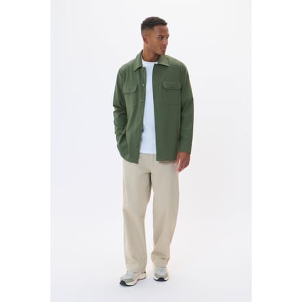Regular fit overhemdjack met kentkraag, model 'Damo'