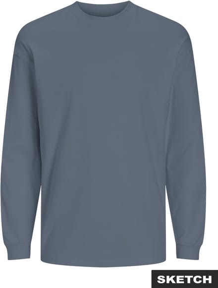 JACK&JONES - JJEBARRON TEE LS O-NECK - Heren - Lange mouwen shirts