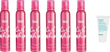 6 x Umberto Giannini - Curl Whip Activating Mousse