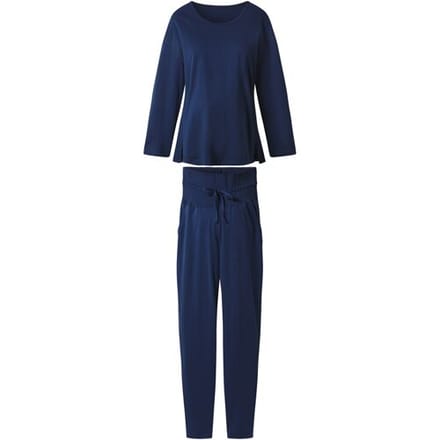 ESMARA Dames zwangerschapspyjama (Blauw, XS (32/34))