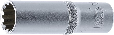 BGS Dopsleuteldop Gear Lock, diep - 3/8 - 13 mm