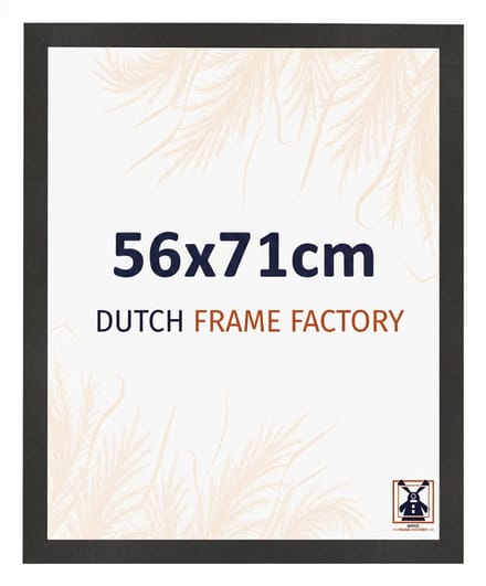 Fotolijst 56x71 cm - MDF - Zwart Mat - Benno