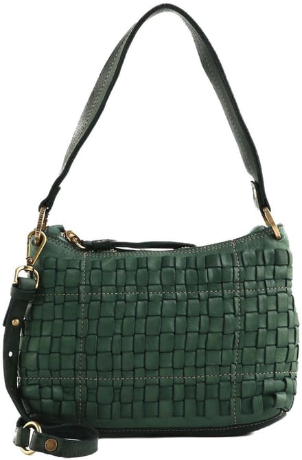 CATERINA LUCCHI Leren schoudertas Asia Shoulder Bag Pino groen