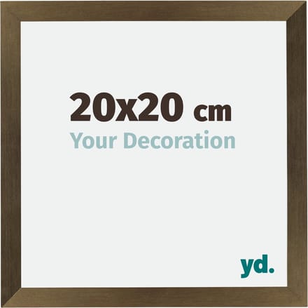 Your Decoration - Fotolijst 20x20 cm - MDF - Brons Decor - Mura