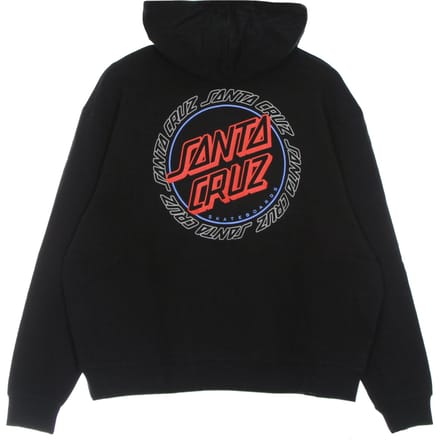 Lichtgewicht herensweatshirt met capuchon en holle ring, zwart