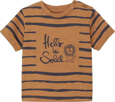 Vertbaudet T-shirt Hello de zon baby