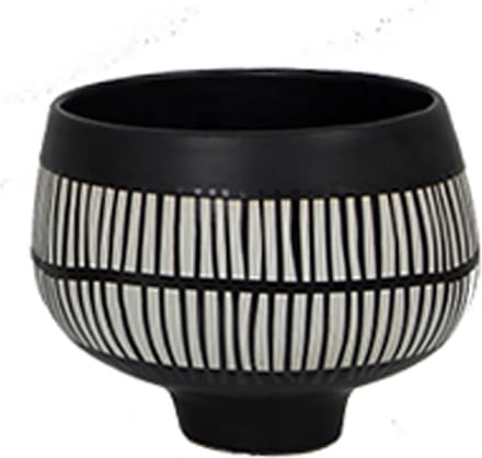 OHNO - Woonaccessoires - Burgos Vaas - Zwart