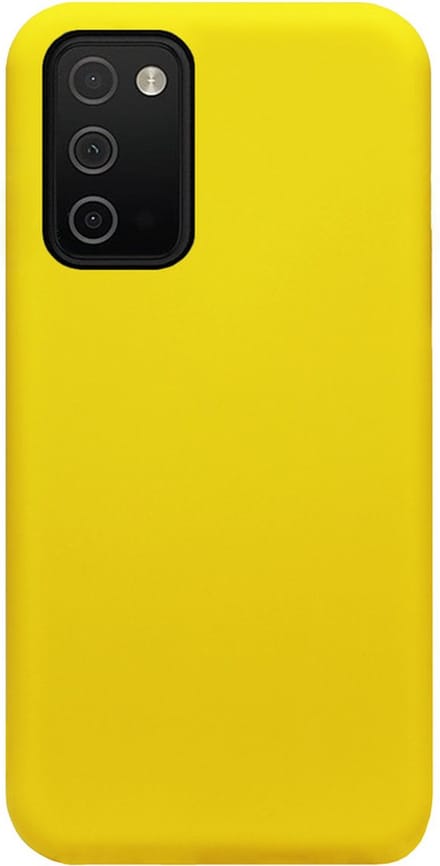 ADEL Siliconen Back Cover Softcase Hoesje Geschikt voor Samsung Galaxy A03s - Geel
