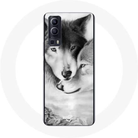 Vivo Y72 Wolf Duo dierenhoesje