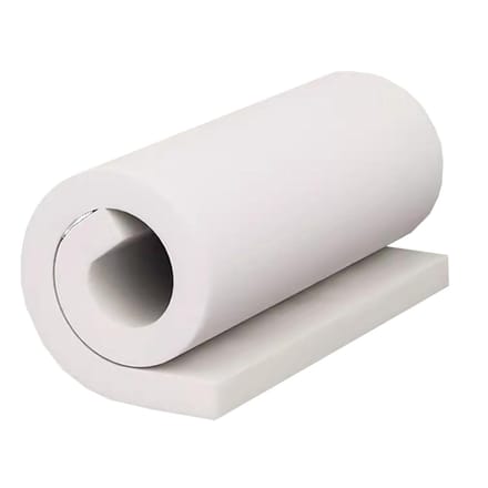 Stevig Schuim - Vulling Kussen - Comfortabel Zitten - Hoge Dichtheid - 180x50cm dik - Wit