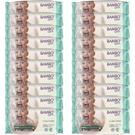 Bambo Nature Doekjes Voordeelverpakking 1000 doekjes