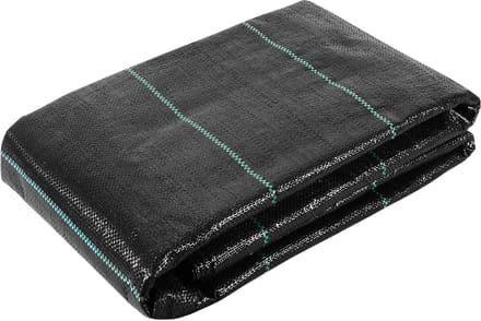 Onkruidbestrijdingsmembraan Heavy Duty 100 gsm - Zwart Bodembedekking