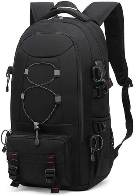 Core® Trekrugzak - Wandelrugzak - Backpack Dames - Zwart - 22cm x 34cm x 52cm