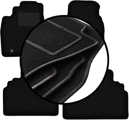 Complete set veloursmatten voor: Toyota Previa II minivan (2000-2005)