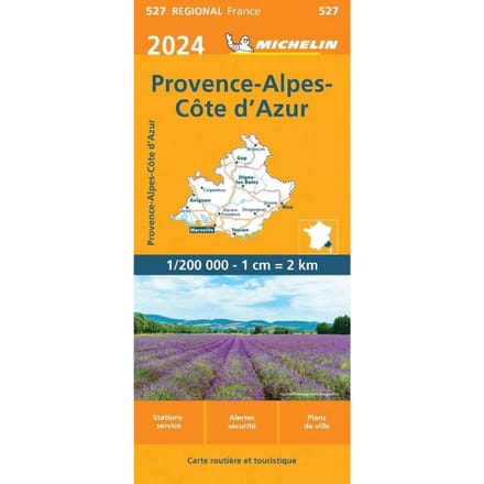 Michelin Wegenkaart 527 Provence - Cote-d'Azur 2024