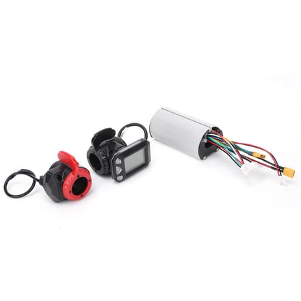 5,5 inch koolstofvezel elektrische fiets controller accessoires set voor elektrische fiets white
