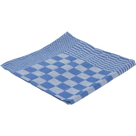 Theedoek Cleaninq blok marine 65x65cm blauw 6 stuks