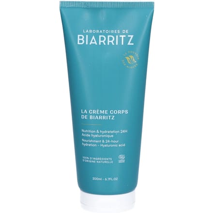 Laboratoires de Biarritz Hydraterende lichaamscrème met biologische sheaboter 200 Huidcrème