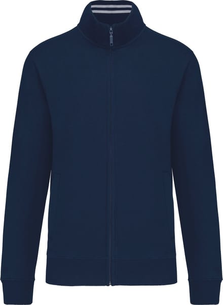 Kariban Herensweater met rits K456 - Navy - S