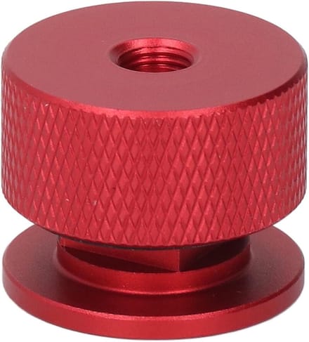 Laskap Bevestiging - Helm Onderdeel - Veilig Laswerk - Aluminiumlegering - 3 stuks - Rood
