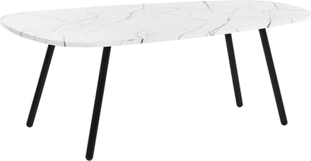 BIDDLE - Salontafel - Wit - MDF