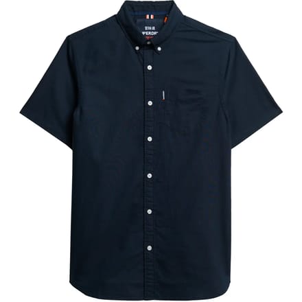 Superdry - Oxford-overhemd met korte mouwen - Heren - Shirts