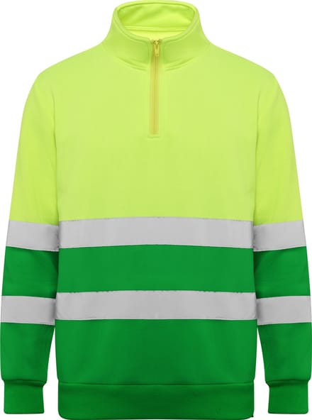 Roly Sweatshirt Spica RY9314 - Garden Green 52/Fluor Yellow 221 - 3XL