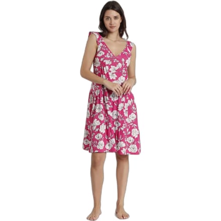 Zomerse mouwloze bloemenjurk voor dames Admas