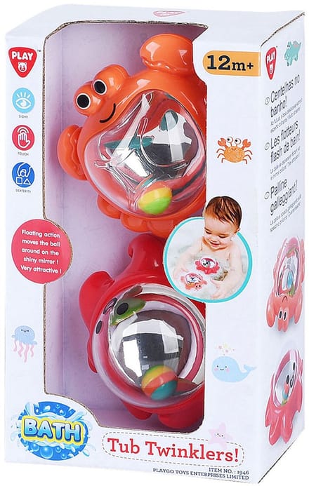 Play badspeelgoed drijvende Tub Twinklers krab en octopus set.