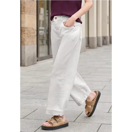 High Waist jeans culottes in casual pasvorm
