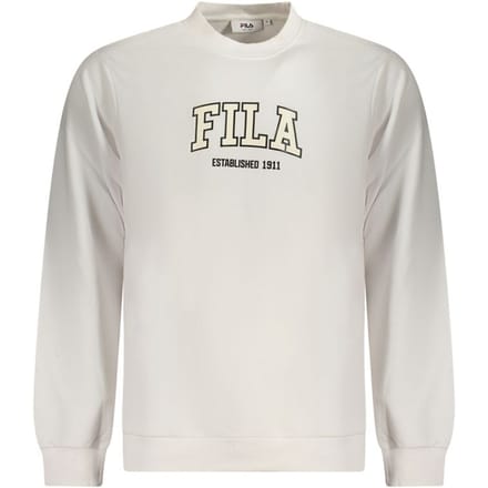 FILA Rifredi Regular Crew Neck Bright White Größe: M | Pullover Outlet | Herren | Weiß