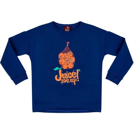 Meisjes-T-shirt met lange mouwen Raspberry Republic Juicy Orange