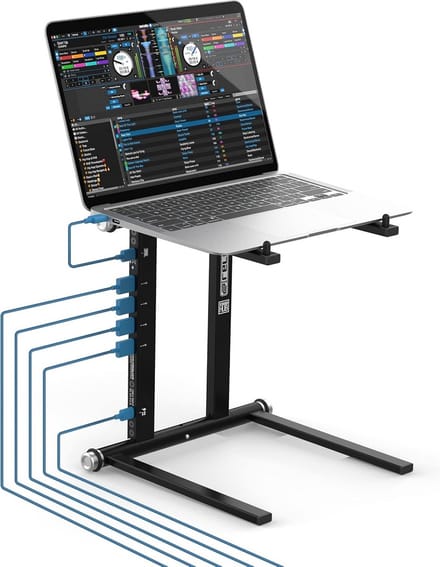 Universele Laptop Stand & USB-C Hub met Power Delivery voor DJ's en Producenten