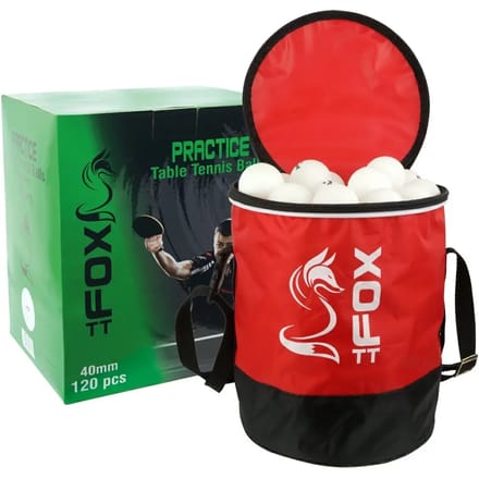 Fox Tt Tafeltennisballen Met Tas 20 X 26 Cm Polyester 120 Stuks
