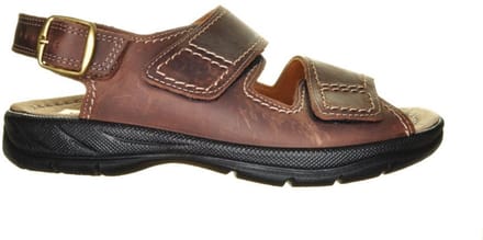 Jomos Open Bruine Sandaal 2 Velcro maat 45