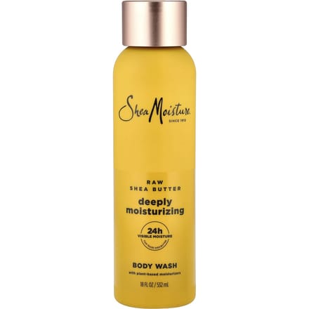 SheaMoisture, Diep Hydraterende Douchegel, Ruwe Sheaboter, 532 ml (18 fl oz) yellow