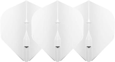 L-Style Champagne Flight EZ L1 Standard White - Dart Flights