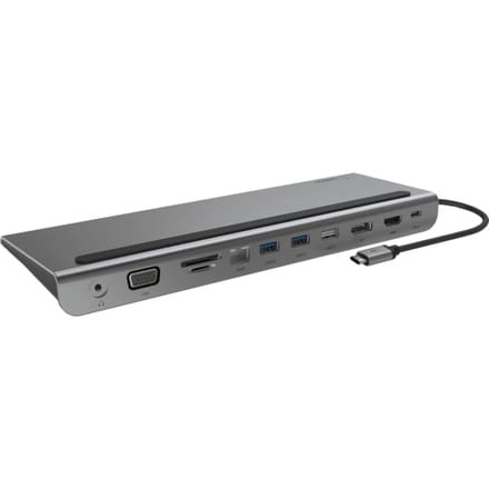 Belkin INC004btSGY USB-C dockingstation Geschikt voor merk (dockingstation): Universeel Geïntegreerde kaartlezer, USB-C Power Delivery