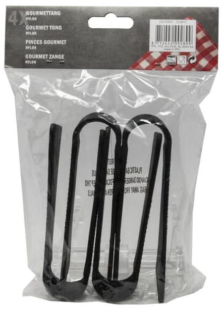 Gourmet tangen 14cm zakje a 4 stuks