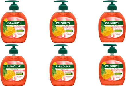 Palmolive Hygiëne Plus Anti-Bacteriële Handzeep Pomp - 6 x 300 ml - Voordeelverpakking