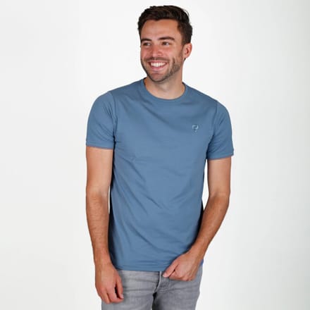 Heren T-shirt Dronten - Jeansblauw