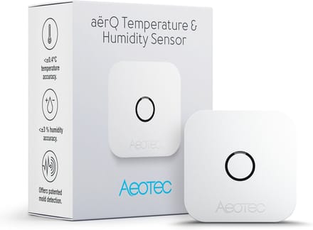 Aeotec aërQ Temperatuur & Vochtigheidssensor Z-Wave Plus