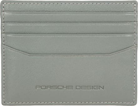 PORSCHE DESIGN Leren Kaarthouder Classic Cardholder 8 Grey Lichtgrijs
