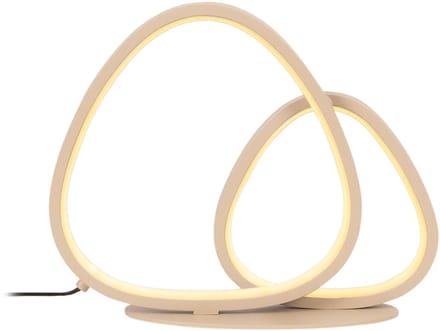Lucide SAMLING - Tafellamp - LED Dimbaar - CCT - 1x16W 2700K/4000K - Taupe - Essential