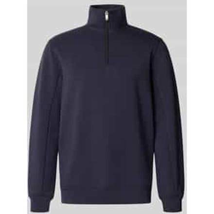 Sweatshirt met opstaande kraag, model 'kade'