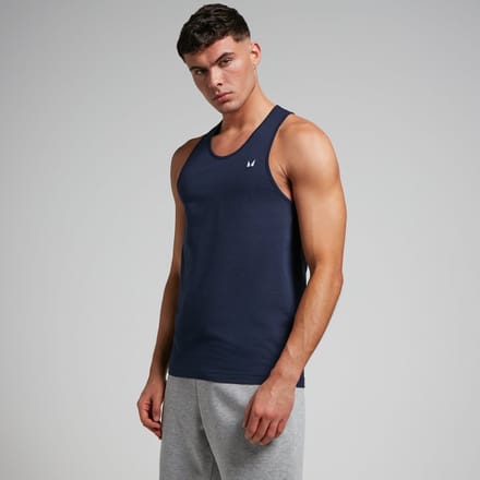 MP Rest Day hemd met halternek voor heren - Marineblauw - M
