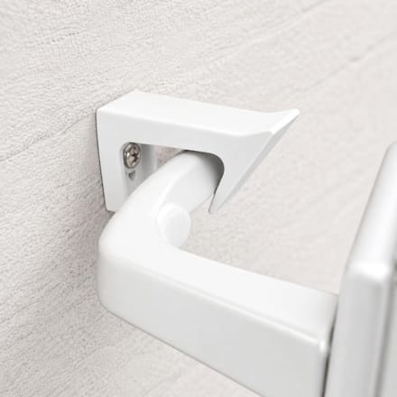 Deurstopper Deurklink - Wandbeschermer - Schade Voorkomen - Stil Schokdempend - 6 x 2.5 x 3 cm - Wit