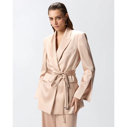 Pinko verkrachting satijn jasje ss26