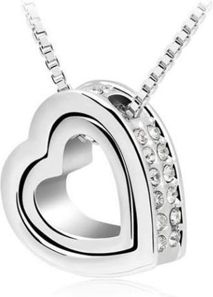 Ketting met hartvormige hanger