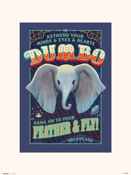 DISNEY DUMBO II - Art Print 30x40 cm